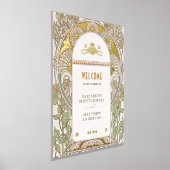 Elegant art nouveau welkomstbord folie afdrukken (Laagn)