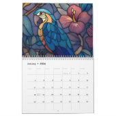 Elegant Art | Tiffany Style Stained Glass Wall Kalender (Jan 2026)