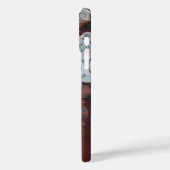 ELEGANT ARTISTIC RED WHITE FANTASY DECOR Case-Mate iPhone CASE (Achterkant / Links)