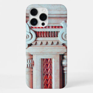 ELEGANT ARTISTIC RED WHITE FANTASY DECOR iPhone 16 PRO MAX HOESJE