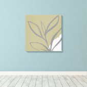 Elegant Artistic Sage Waterverf Canvas Afdruk (Insitu (Houten vloer))