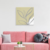 Elegant Artistic Sage Waterverf Canvas Afdruk (Insitu (Woonkamer))