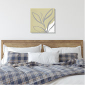 Elegant Artistic Sage Waterverf Canvas Afdruk (Insitu (Slaapkamer))