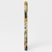 Elegant Artistiek Antiek Art Nouveau Stijl Bloemen iPhone Hoesje (Rechterkant)