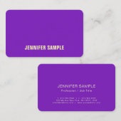 Elegant artistiek design Premium - Zijderafwerking Visitekaartje (Voorkant / Achterkant)