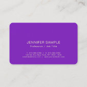 Elegant artistiek design Premium - Zijderafwerking Visitekaartje (Achterkant)