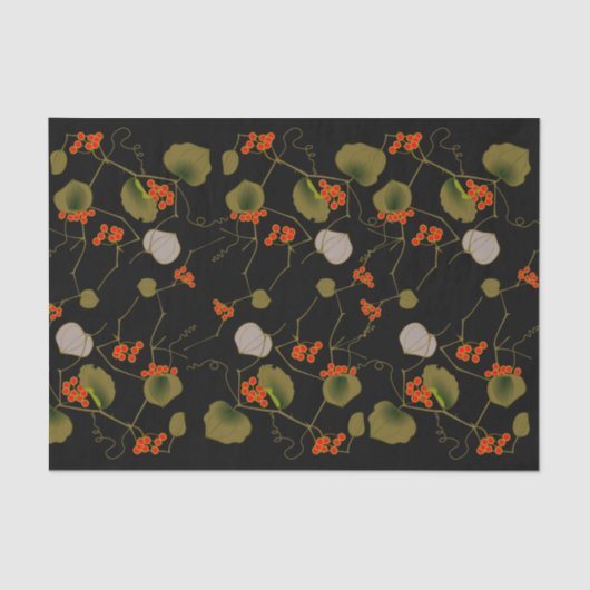 Elegant Asian Floral Tissuepapier (Voorkant)