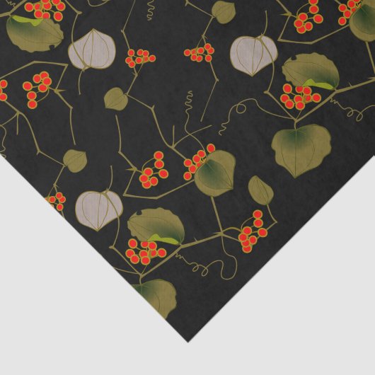 Elegant Asian Floral Tissuepapier (Detail)