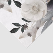 Elegant Asian Girl Raven Butterfly Decoupage Tissuepapier (Detail)