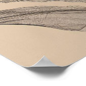 Elegant Asian Woman – Botanical Minimalist Line Ar Poster (Hoek)