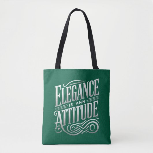 Elegant Attitude Canvas tas Chic en stijlvol (Voorkant)