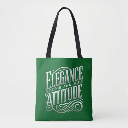 Elegant Attitude Canvas tas Chic en stijlvol (Voorkant)