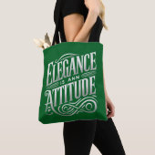 Elegant Attitude Canvas tas Chic en stijlvol (Dichtbij)