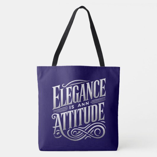 Elegant Attitude Canvas tas Chic en stijlvol (Voorkant)