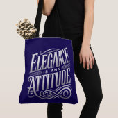 Elegant Attitude Canvas tas Chic en stijlvol (Dichtbij)
