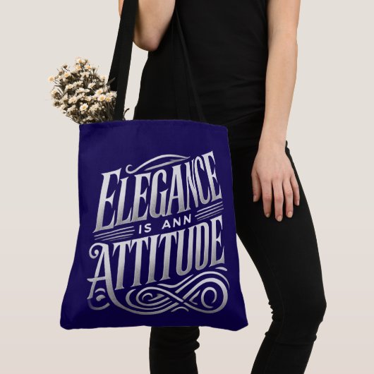 Elegant Attitude Canvas tas Chic en stijlvol (Dichtbij)