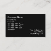 Elegant Attorney Monogram Visitekaartjes (Achterkant)