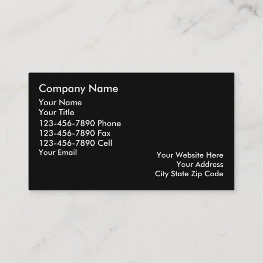 Elegant Attorney Monogram Visitekaartjes (Achterkant)