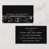Elegant Attorney Visitekaartje (Voorkant / Achterkant)