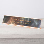 Elegant Aurora Bureau Naambordje (Voorkant)