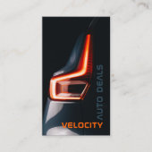 Elegant Auto Dealership Zwart Visitekaartje (Voorkant)