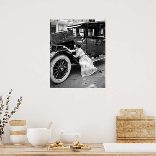 Elegant automatisch mechanisch poster (Keuken)