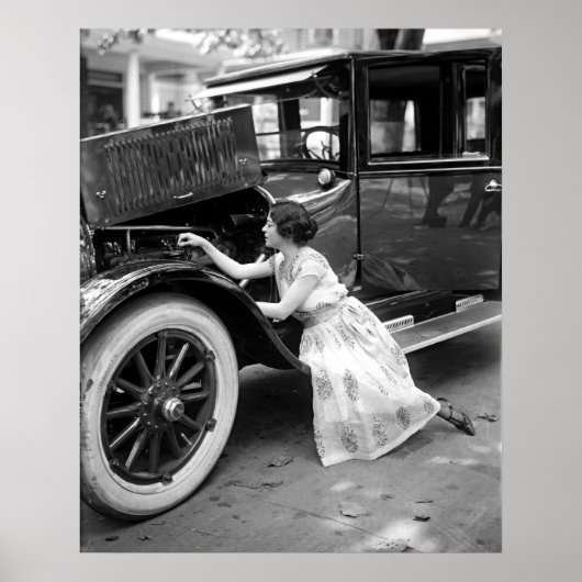 Elegant automatisch mechanisch poster (Voorkant)