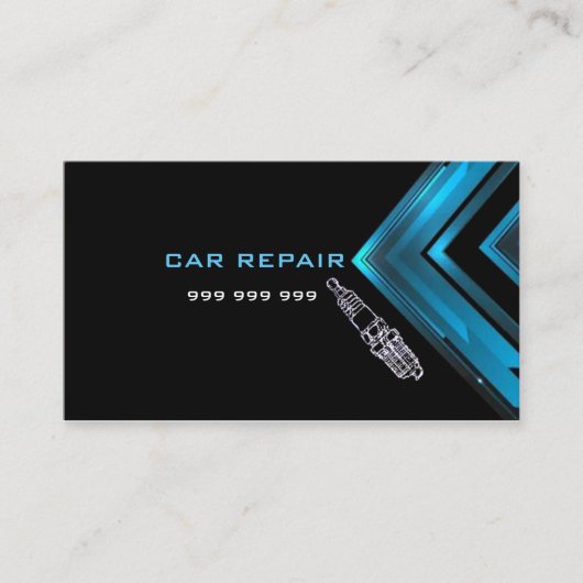 Elegant autoreparatie visitekaartje (Voorkant)