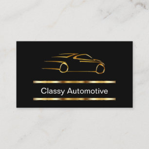 Elegant autothema visitekaartje