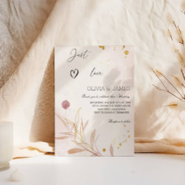 Elegant Autumn Botanical Luxury Wedding Party Kaart