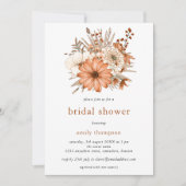 Elegant Autumn Florals Vrijgezellenfeest Kaart (Voorkant)