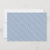 Elegant Autumn Flowers Orchids Roos Vrijgezellenfe Bedankkaart (Achterkant)