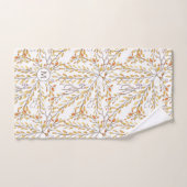 Elegant Autumn Foliage Pattern Personalized Bad Handdoek (Handdoek)