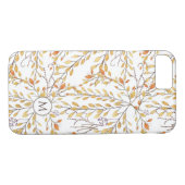 Elegant Autumn Foliage Pattern Personalized Case-Mate iPhone Case (Achterkant (Horizontaal))