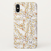 Elegant Autumn Foliage Pattern Personalized Case-Mate iPhone Case (Achterkant)