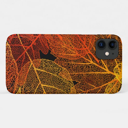 Elegant Autumn Leaves Case-Mate iPhone Case (Achterkant (horizontaal))