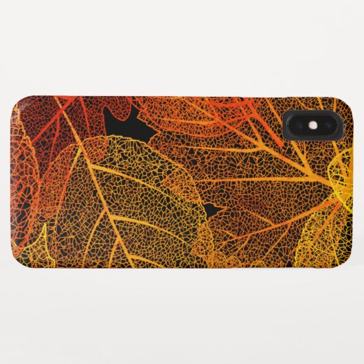 Elegant Autumn Leaves Case-Mate iPhone Case (Achterkant (horizontaal))