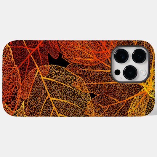 Elegant Autumn Leaves Case-Mate iPhone Case (Achterkant (horizontaal))