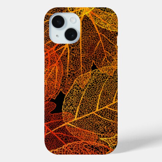 Elegant Autumn Leaves Case-Mate iPhone Case (Achterkant)