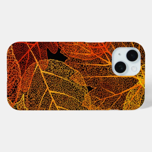 Elegant Autumn Leaves Case-Mate iPhone Case (Achterkant (horizontaal))