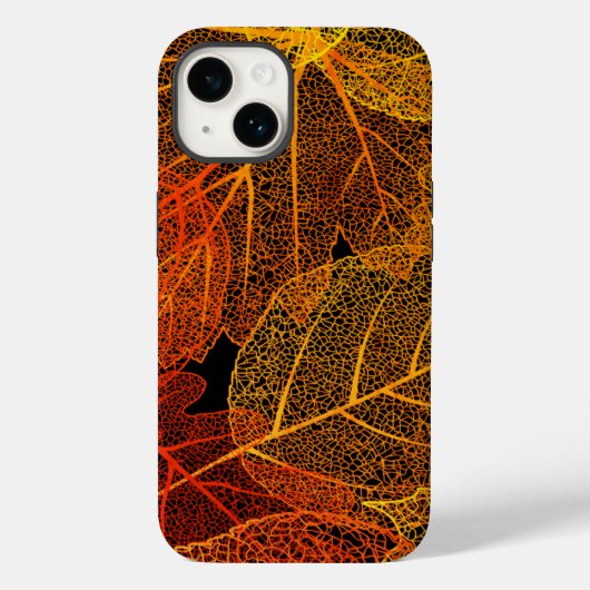 Elegant Autumn Leaves Case-Mate iPhone Case (Achterkant)