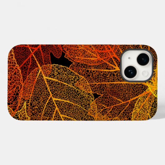 Elegant Autumn Leaves Case-Mate iPhone Case (Achterkant (horizontaal))