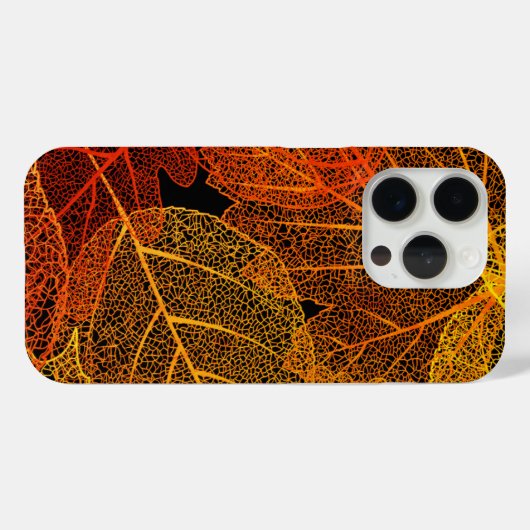 Elegant Autumn Leaves Case-Mate iPhone Case (Achterkant (horizontaal))