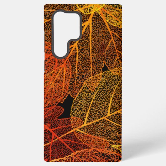 Elegant Autumn Leaves Samsung Galaxy Hoesje (Achterkant)