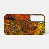 Elegant Autumn Leaves Samsung Galaxy Hoesje (Achterkant horizontaal)