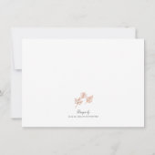 Elegant Autumn leest aangepaste prullenbakkerij Notitiekaartje (Achterkant)