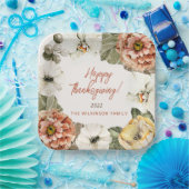 Elegant Autumn Mum Floral Thanksgiving Bord (Feest)