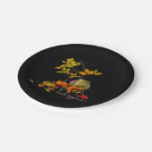 Elegant Autumn still Life Thanksgiving Name, Date Papieren Bordje (Gekanteld)