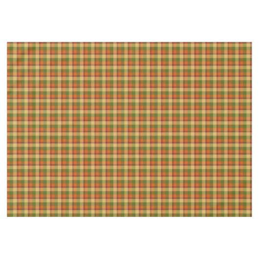 Elegant Autumn Tartan Tablecloth Fall Farmhouse Tafelkleed (Voorkant (Horizontaal))