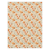 Elegant Autumn Vines & Pumpkins Thanksgiving Tafelkleed (Voorkant)